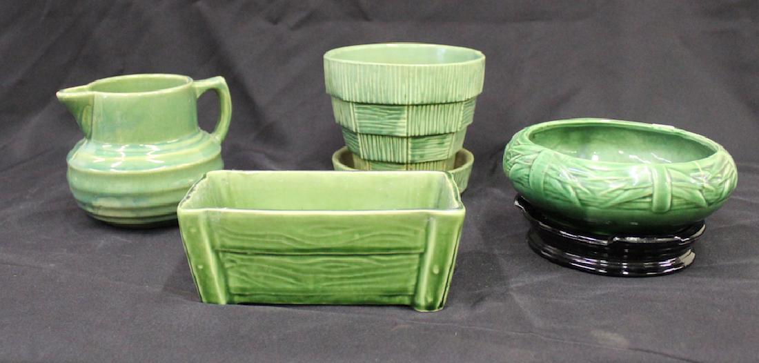 McCoy Pottery Lot inc. 1 Sgd. Brush  (4) (1 of 3)