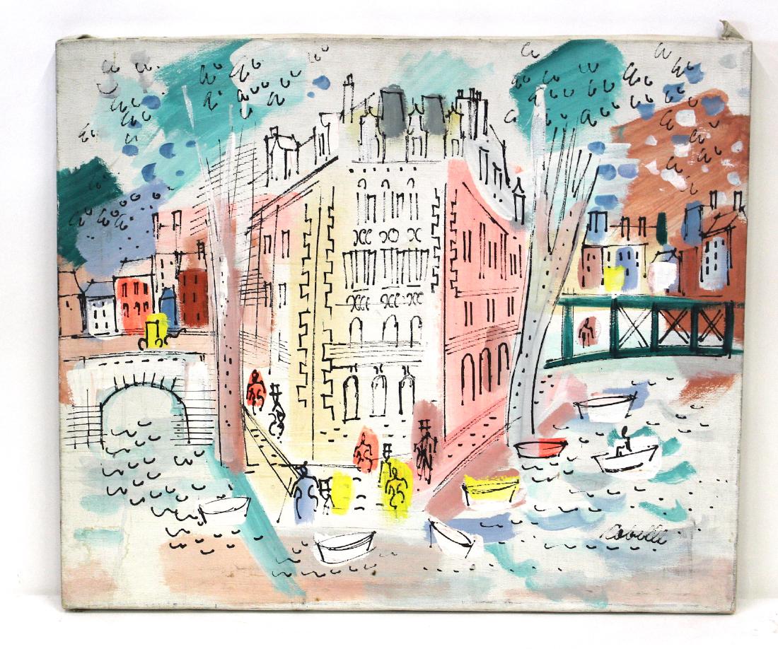 Charles Cobelle. Oil. Signed. (1 of 3)