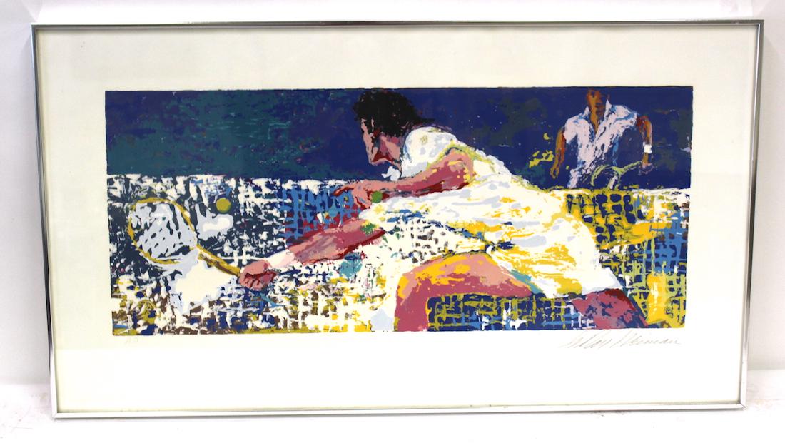 LeRoy Neiman. AP. Sgd. Serigraph Net Shot (1 of 3)