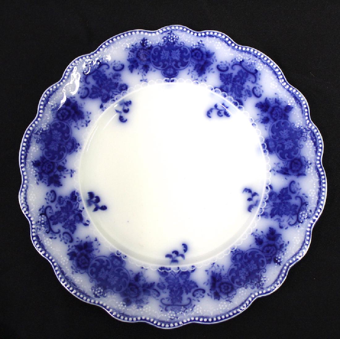 Flo-Blue Plate. Clarence Grindley: 9"W