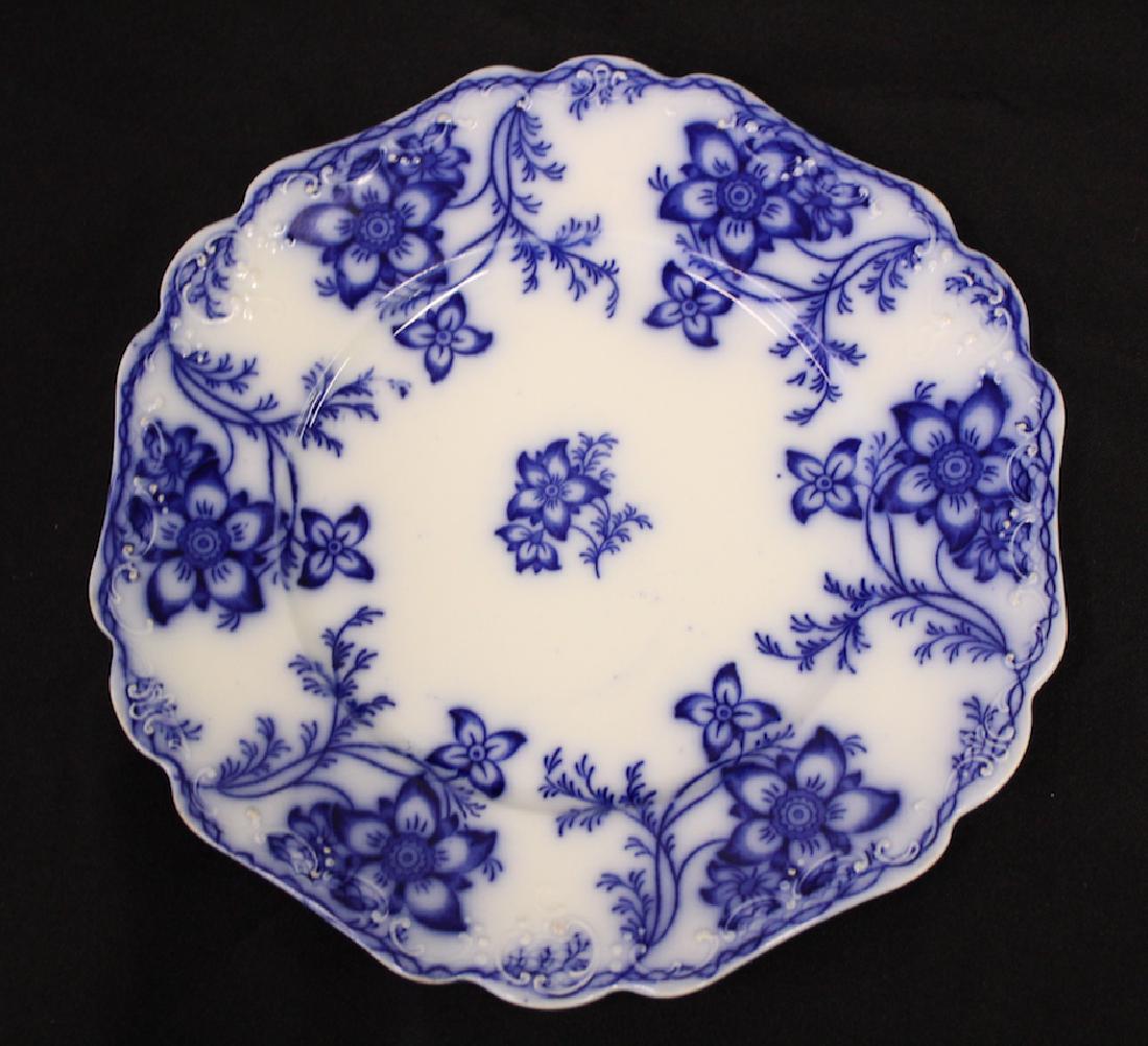 Flo-Blue Plate. Aremont: 10 1/2"W.