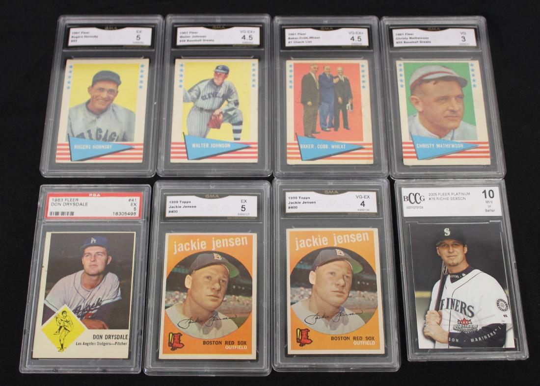 Graded Trading Card Lot (8) (1 of 1)