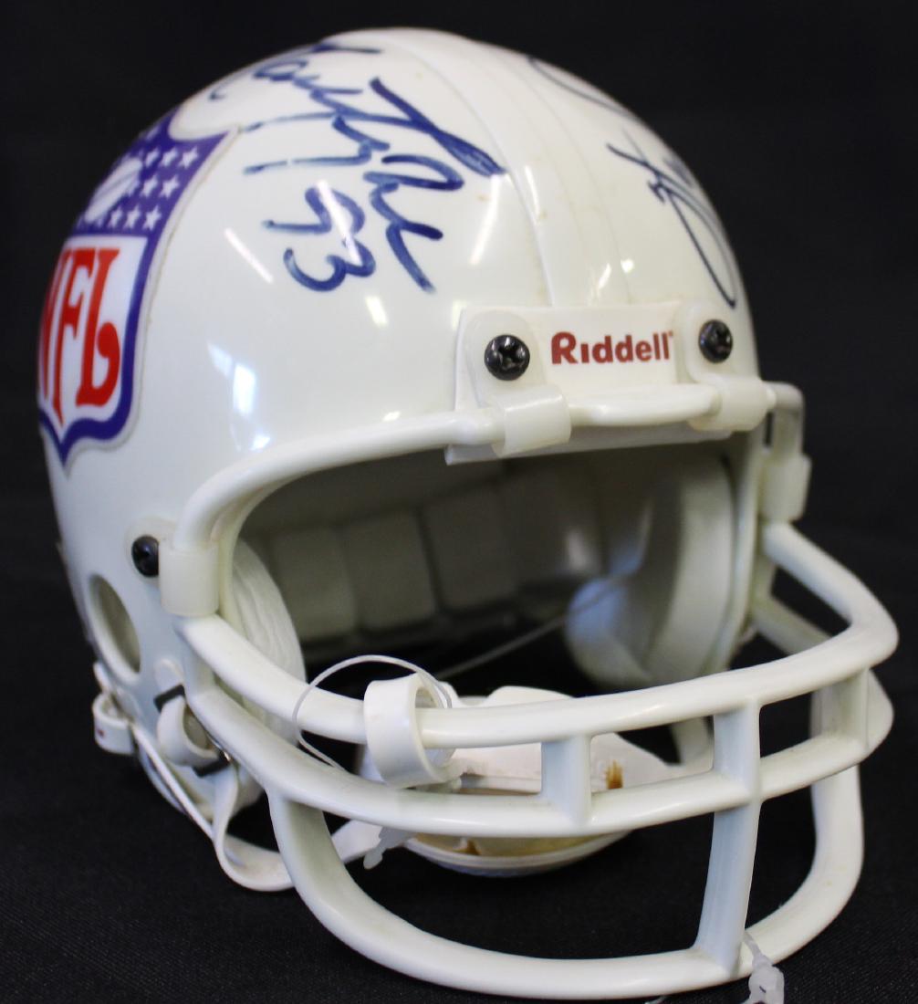 Giants and Jets Autographed Mini Helmet (1 of 5)