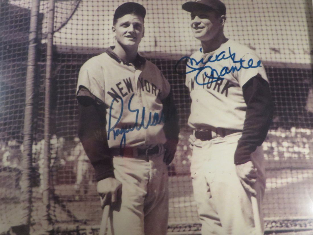 Mickey Mantle & Roger Maris Autographed Photograph (1 of 2)