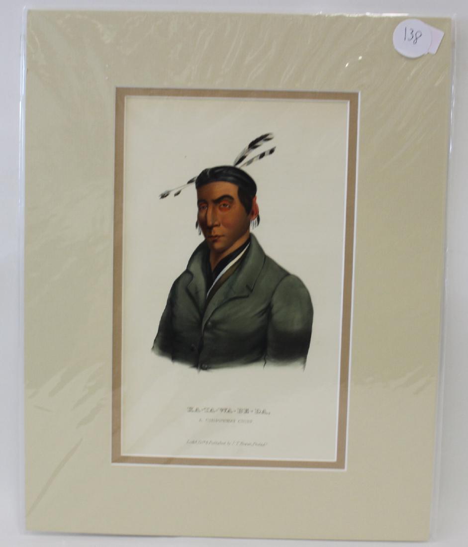 McKenney and Hall Indian Lithograph (1 of 3)