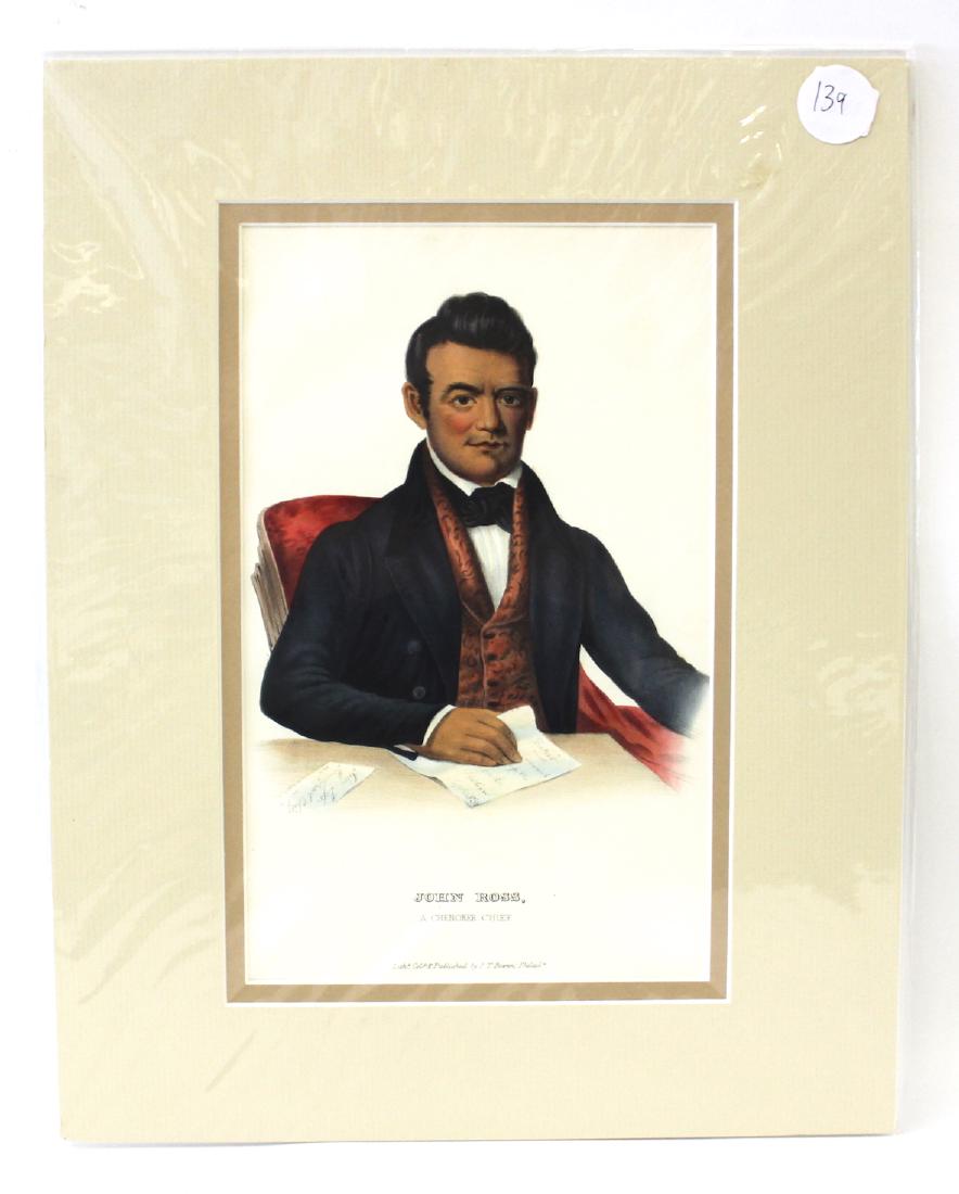 McKenney and Hall Indian Lithograph (1 of 2)