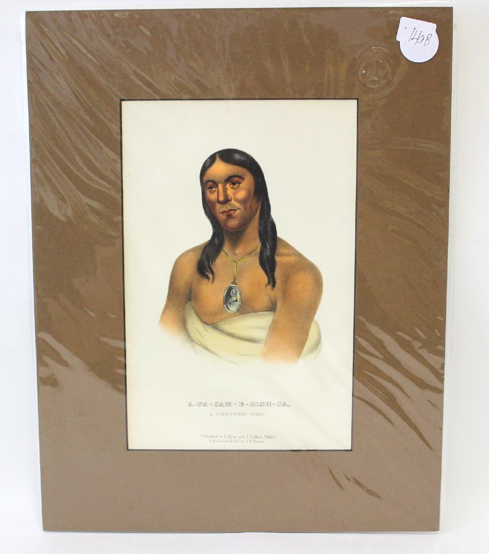 Mckenney and Hall Indian Lithograph (1 of 3)