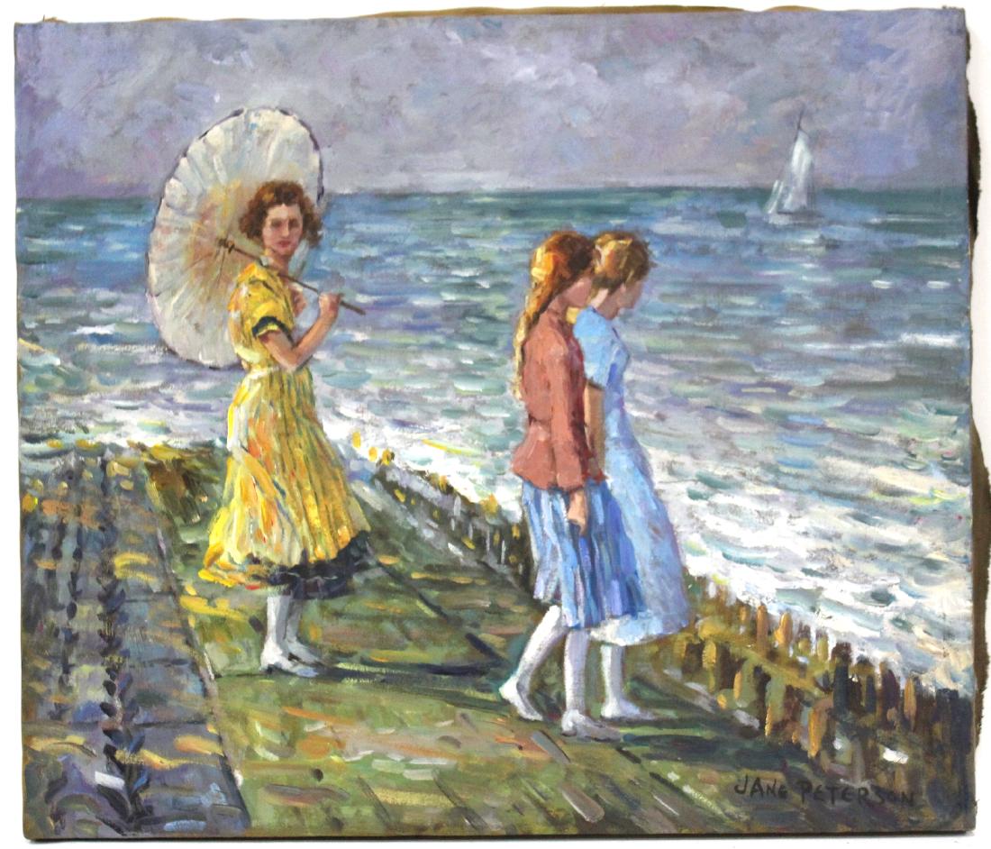 Jane Peterson Oil. Attr. (1 of 4)