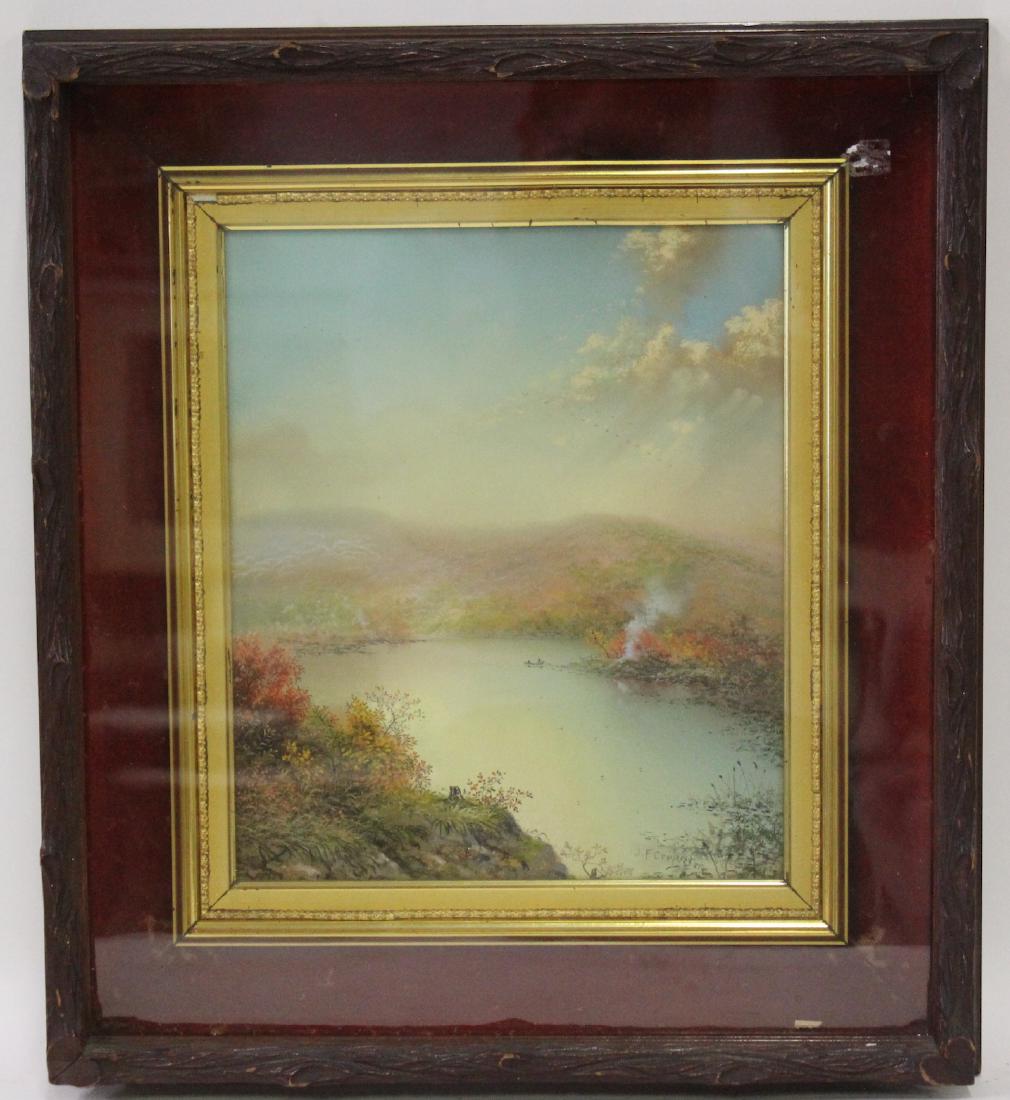 J.F.Cropsey Hudson River W.C. Sgn. (1 of 4)