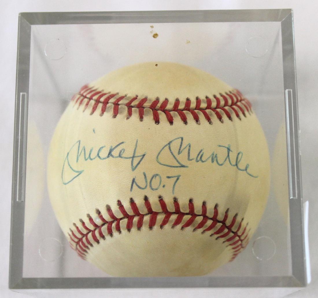 Mickey Mantle Signed Baseball (1 of 1)