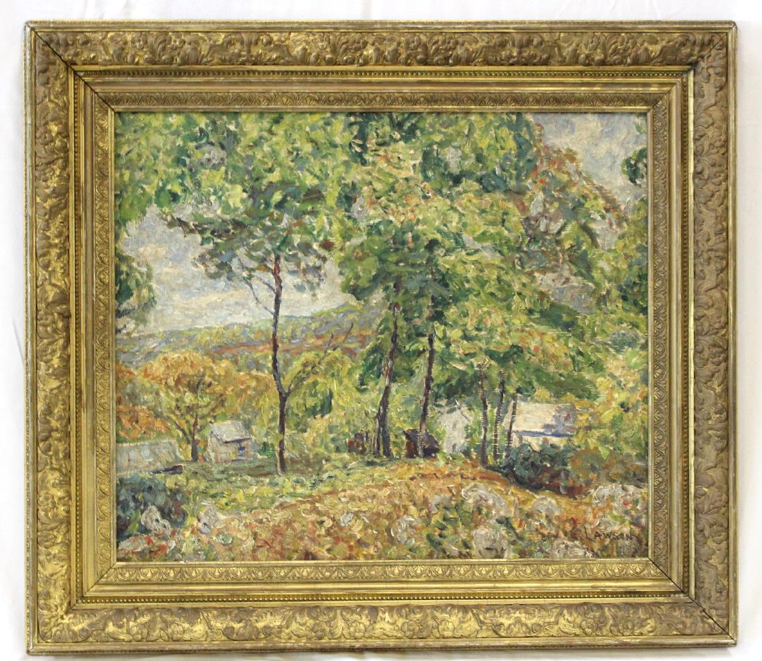 Ernest Lawson. American Impressionistic Oil  Sgd. (1 of 3)