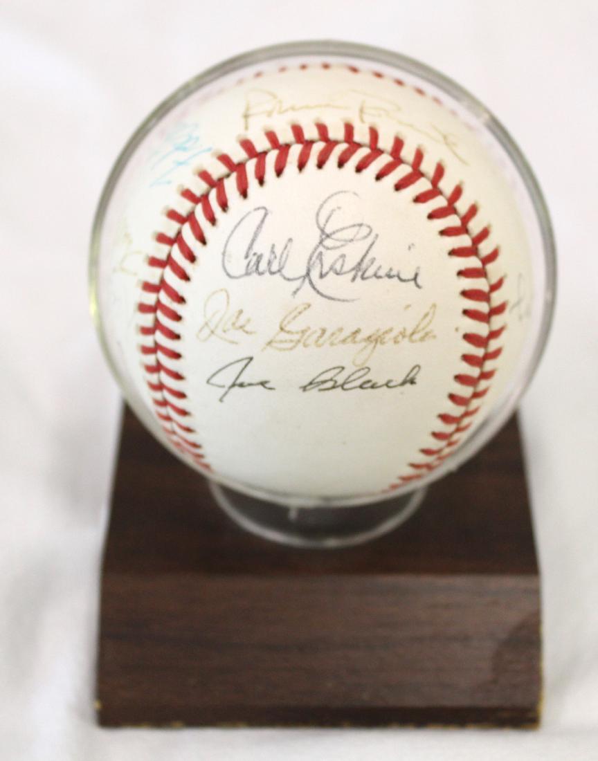 Doby Signed Baseball With Other Signatures (1 of 4)