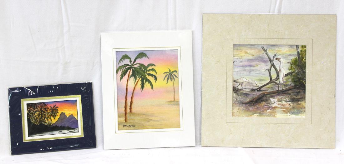Collectors Lot of Watercolors (5) (1 of 2)