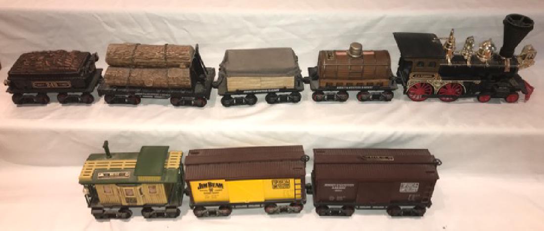 Rare Jim Beam Jersey & Western Train Set w/Track (1 of 9)