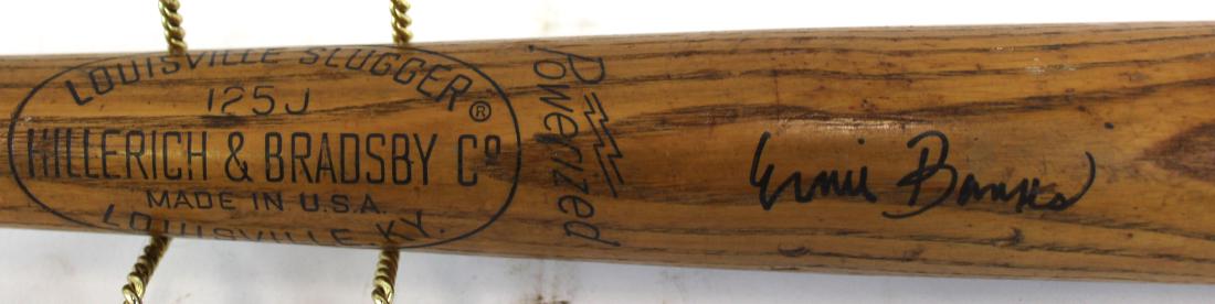 Ernie Banks. Signed. Louisville Slugger Bat.: Signed Ernie Banks. In protective case