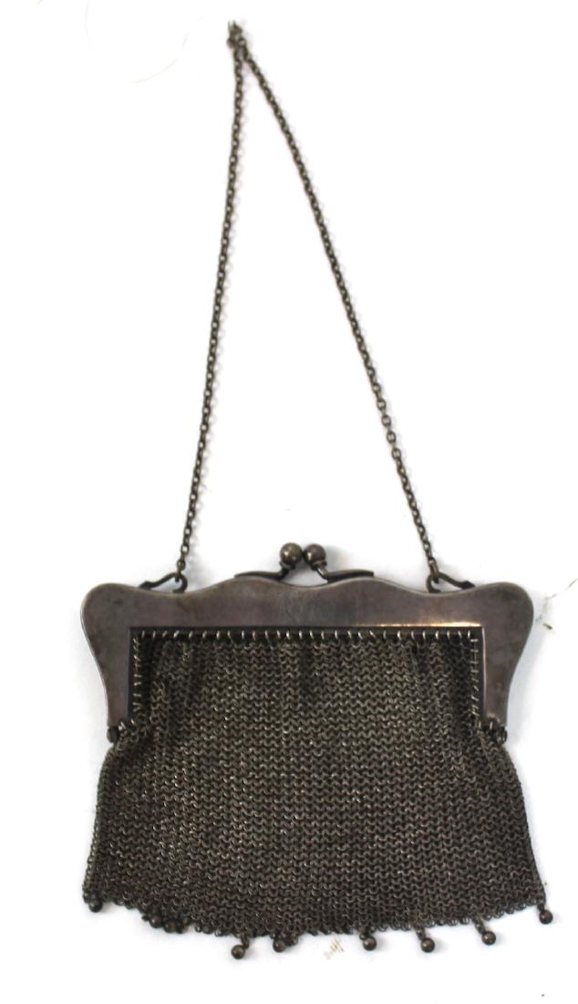 German Silver Mesh Purse (1 of 2)
