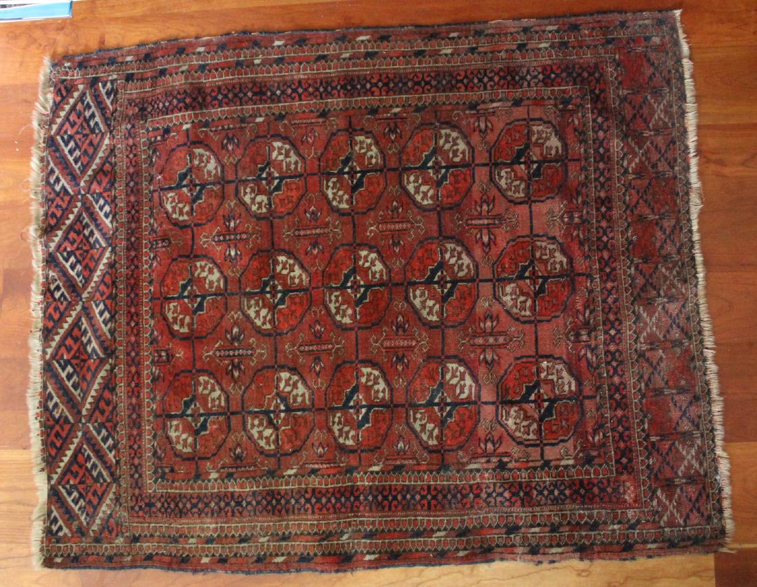 Antique Bokhara Oriental Rug (1 of 2)