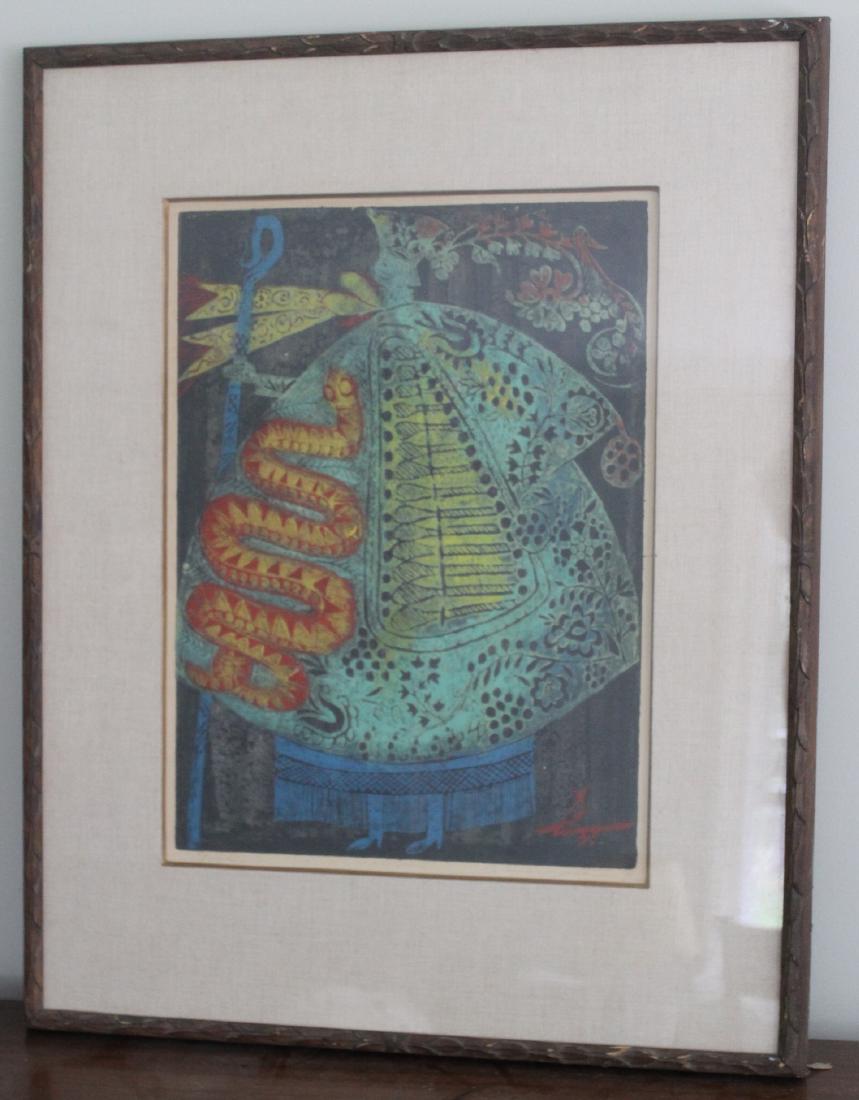 Mid-Century Modern Ltd. Ed. Lithograph. Sgd. (1 of 3)