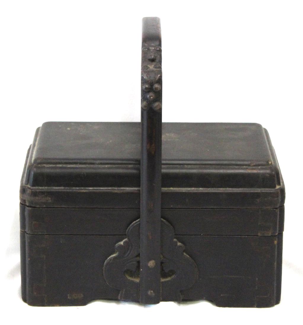 18th C. Chinese Lacquered Lunch Box (1 of 2)