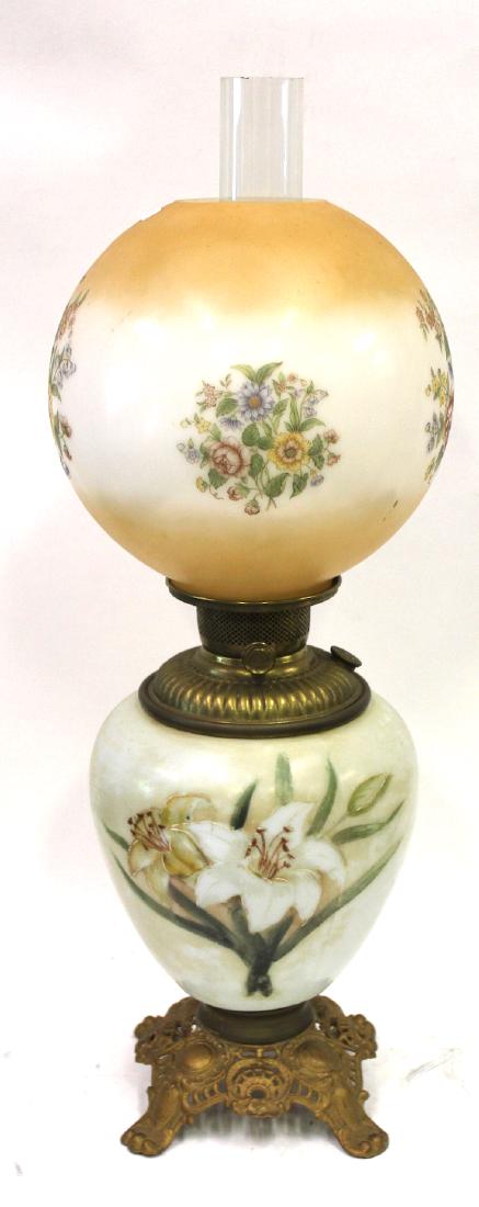 Antique Gone With the Wind Lamp (1 of 1)