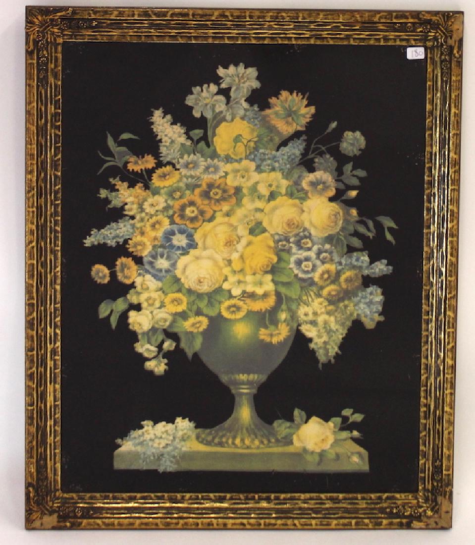 19th C. Reverse Painting on Glass (1 of 2)