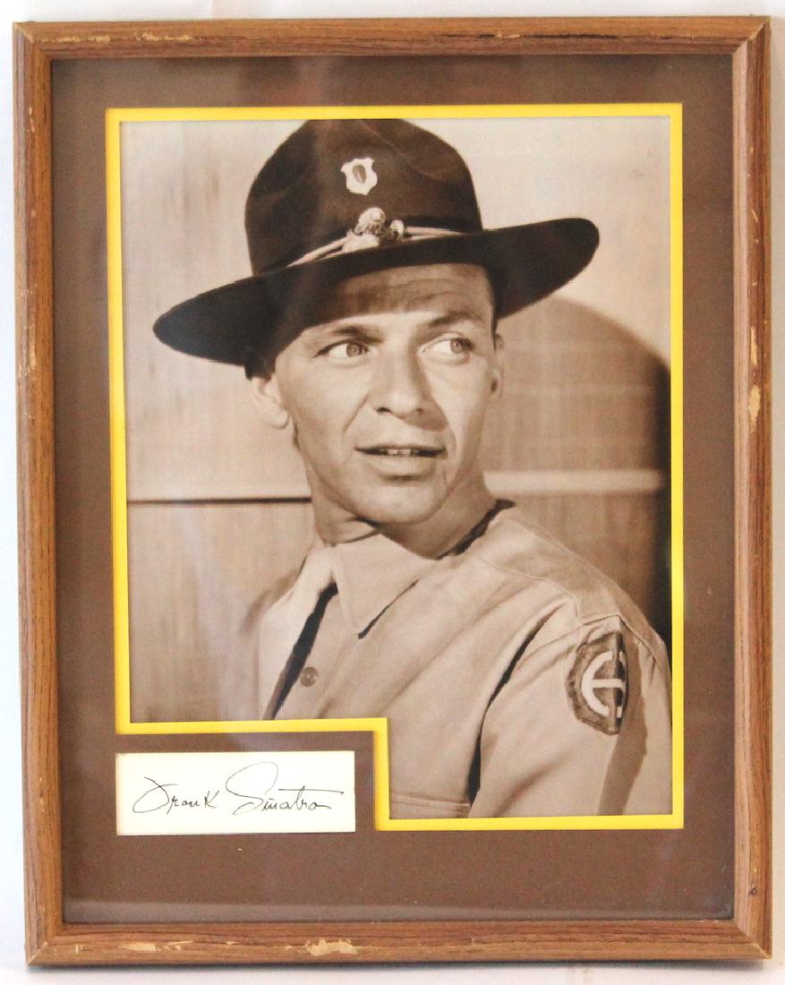 Frank Sinatra Photograph With Cut Signature (1 of 2)