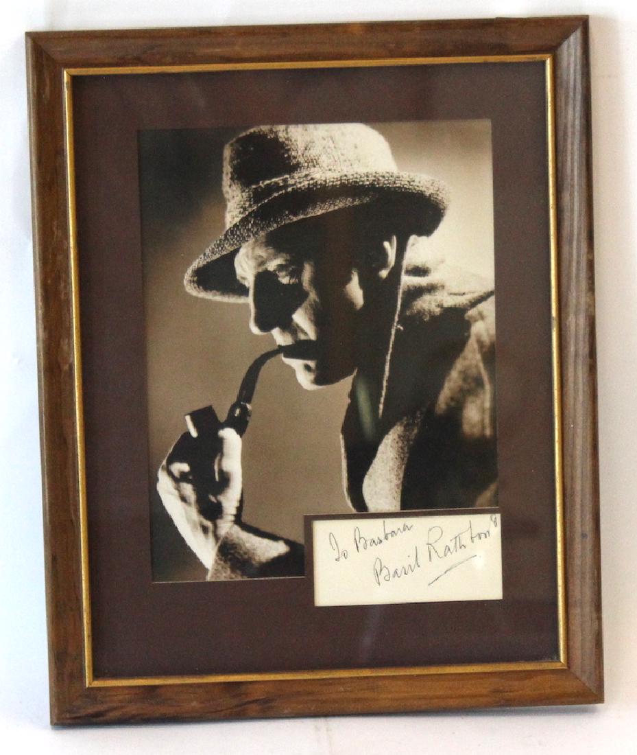 Basil Rathbone Photograph with Cut Signature (1 of 3)