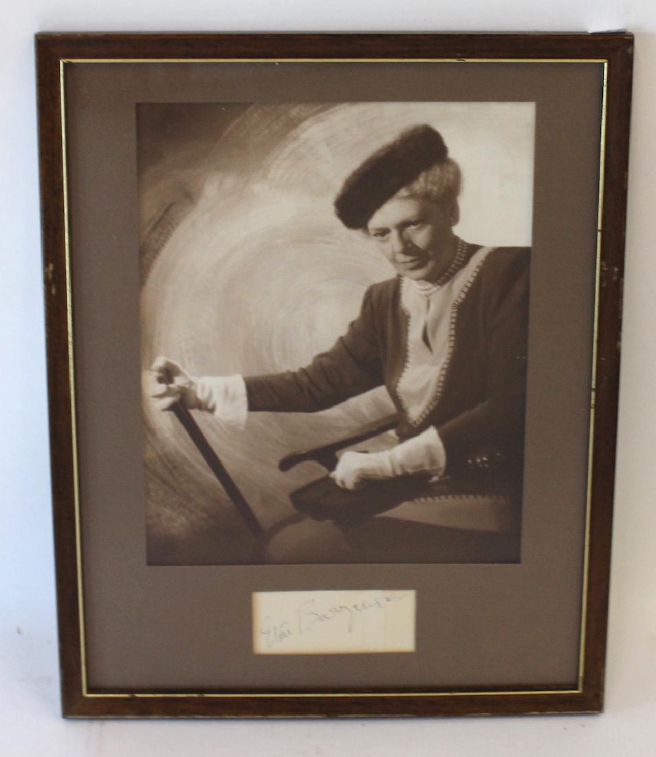 Ethel Barrymore Photograph. Cut Signature (1 of 2)