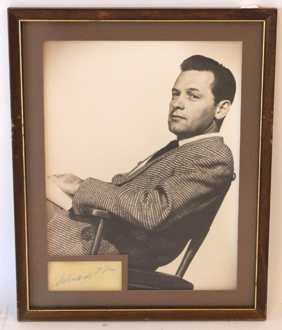 William Holden Photograph. Cut Signature (1 of 2)