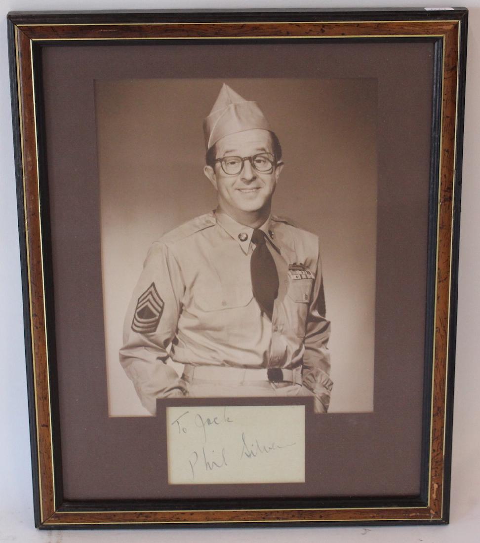 Phil Silvers Photograph with Cut Signature (1 of 3)