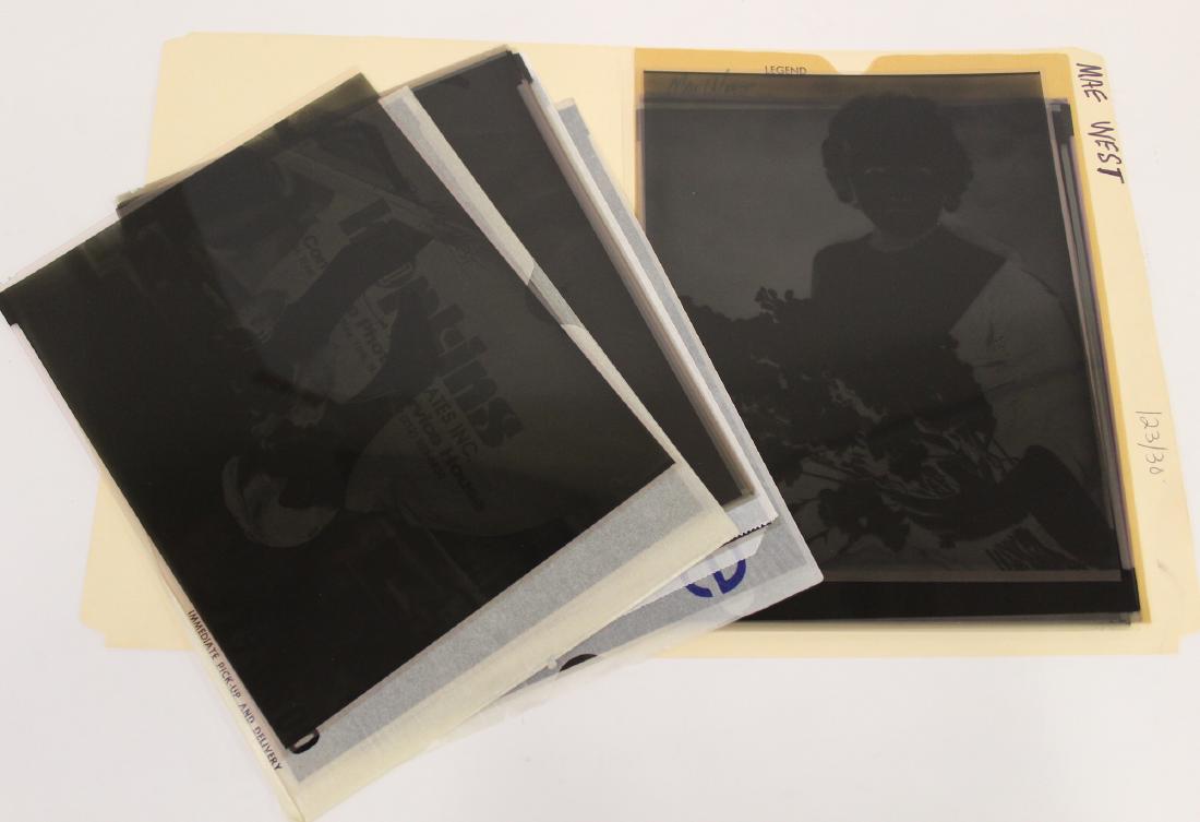 Mae West Negatives (Approximately 30): Thirty negatives in the lot. All 8x10