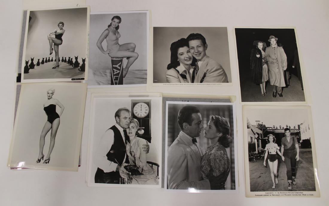 Classic Movie Couples & Glamour Pin-Ups (13): Gary Cooper and Grace Kelly in High Noon;Humphrey Bogart and Ingrid Bergman in Casablonca; 1943 Donald O'Connor and Peggy Regan in Chip Off The Old Block with back stamp ; 1959 Paramount unidentified