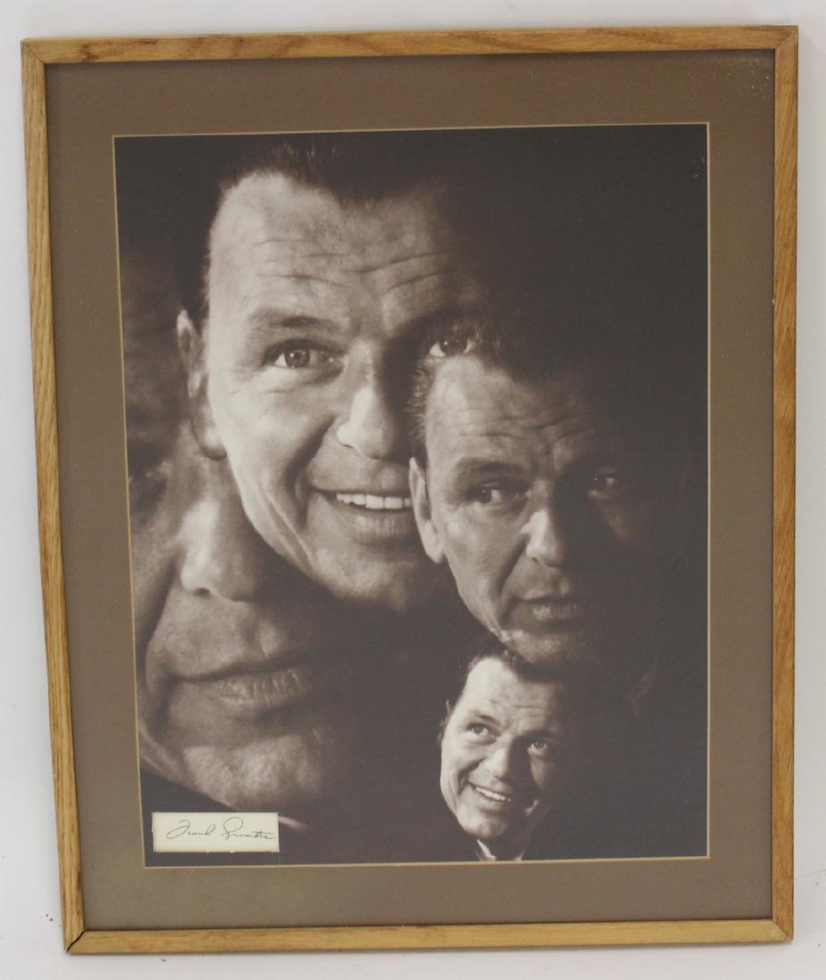 Frank Sinatra Portrait with Cut Signature (1 of 2)