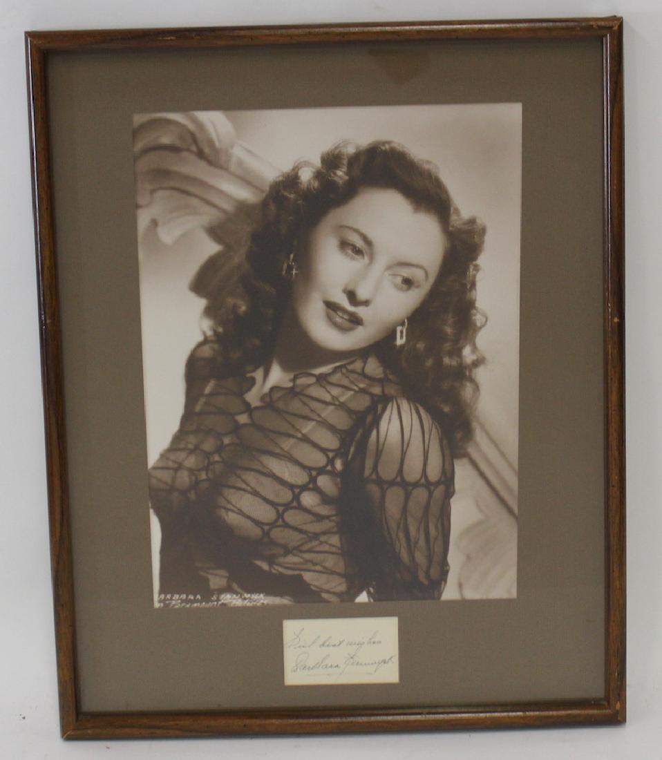 Barbara Stanwyck Glamour Photo Signed (1 of 4)