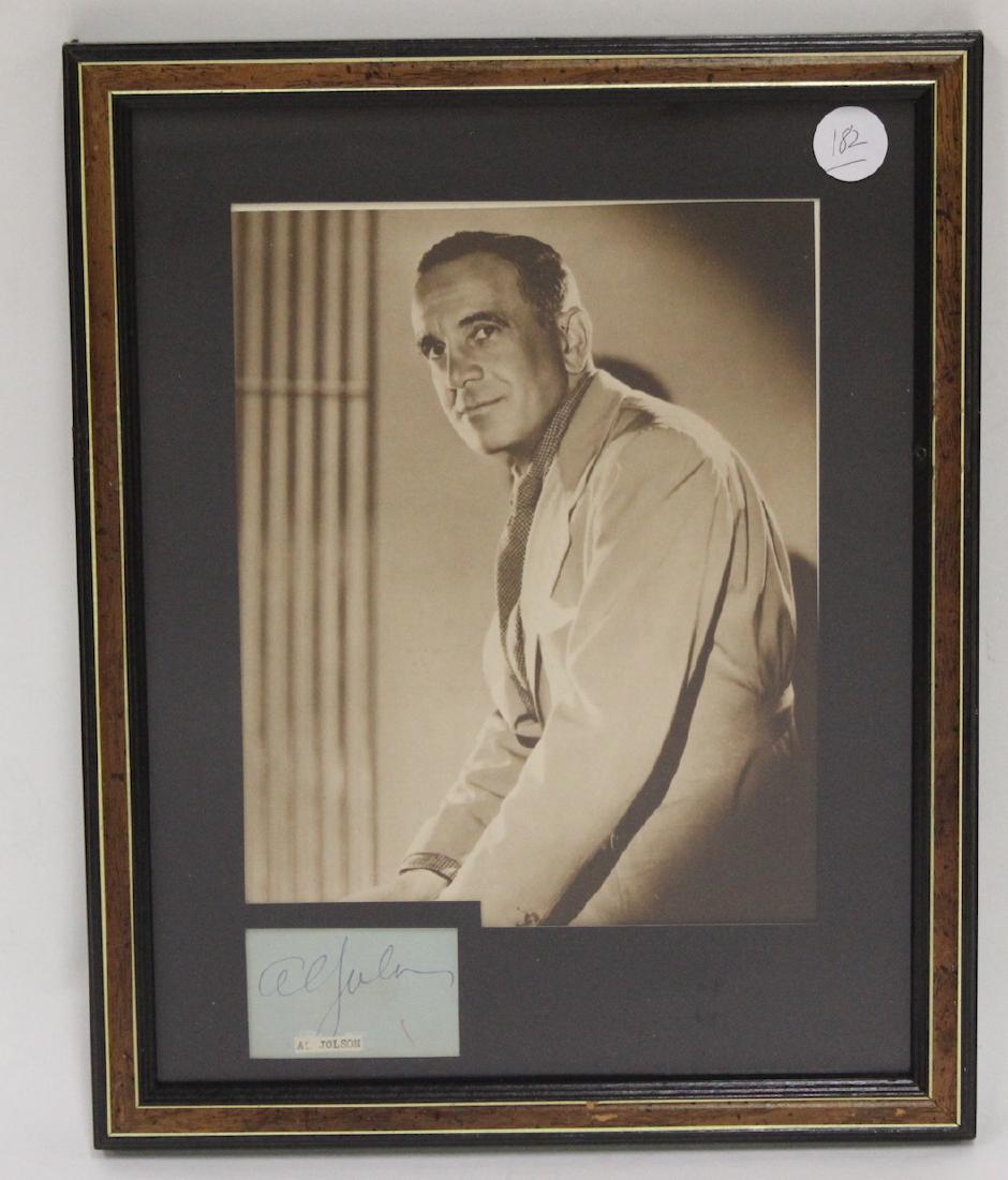Al Jolson Photograph with Autograph (1 of 2)