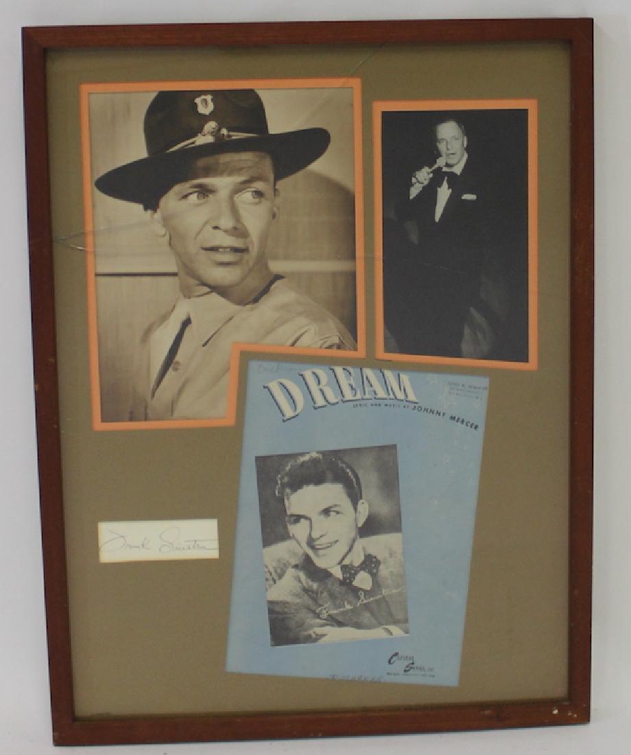 Frank Sinatra Assemblage inc. Autograph (1 of 2)