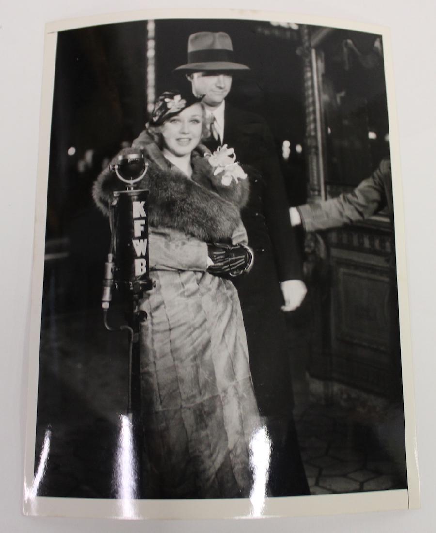 Vintage Ginger Rogers Movie Still C. 1937: With Howard Hughes. Back Stamp for International News. 7 x 9