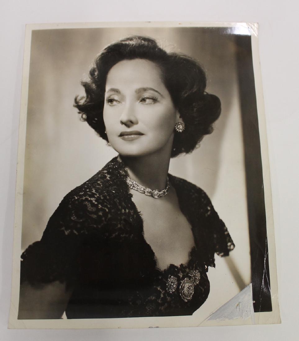 Ernest A. Bachrach Portrait of Merle Oberon: With back stamp for the photographer and for RKO 8 x 10