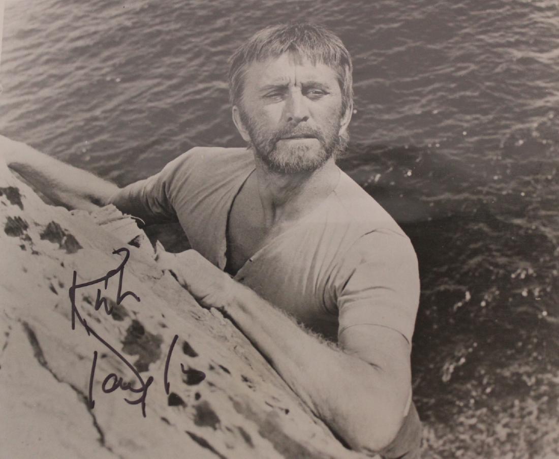 Kirk Douglss Autograph on a Photograph (1 of 3)