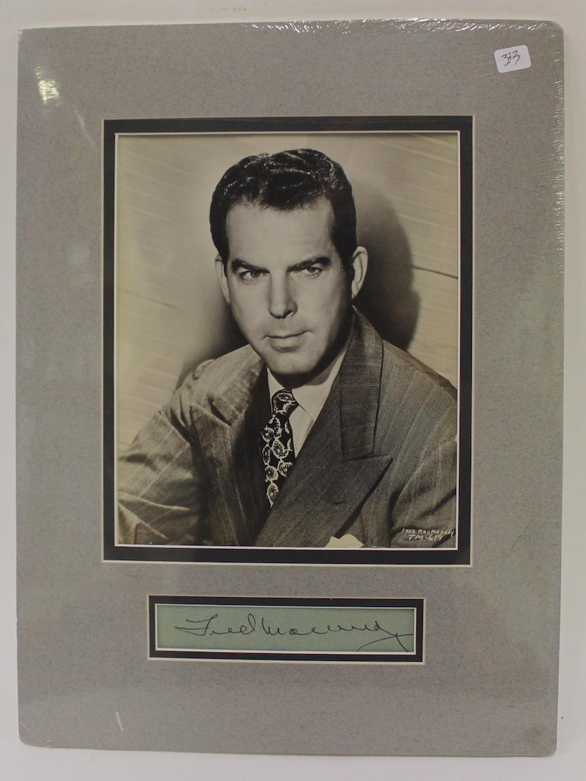 Fred MacMurray Autograghed Photograph (1 of 2)