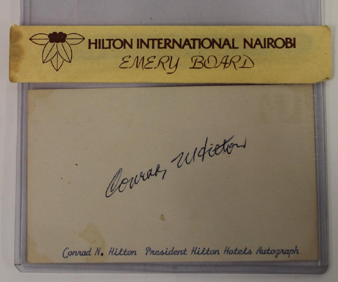 Conrad Hilton Autographæ (1 of 2)