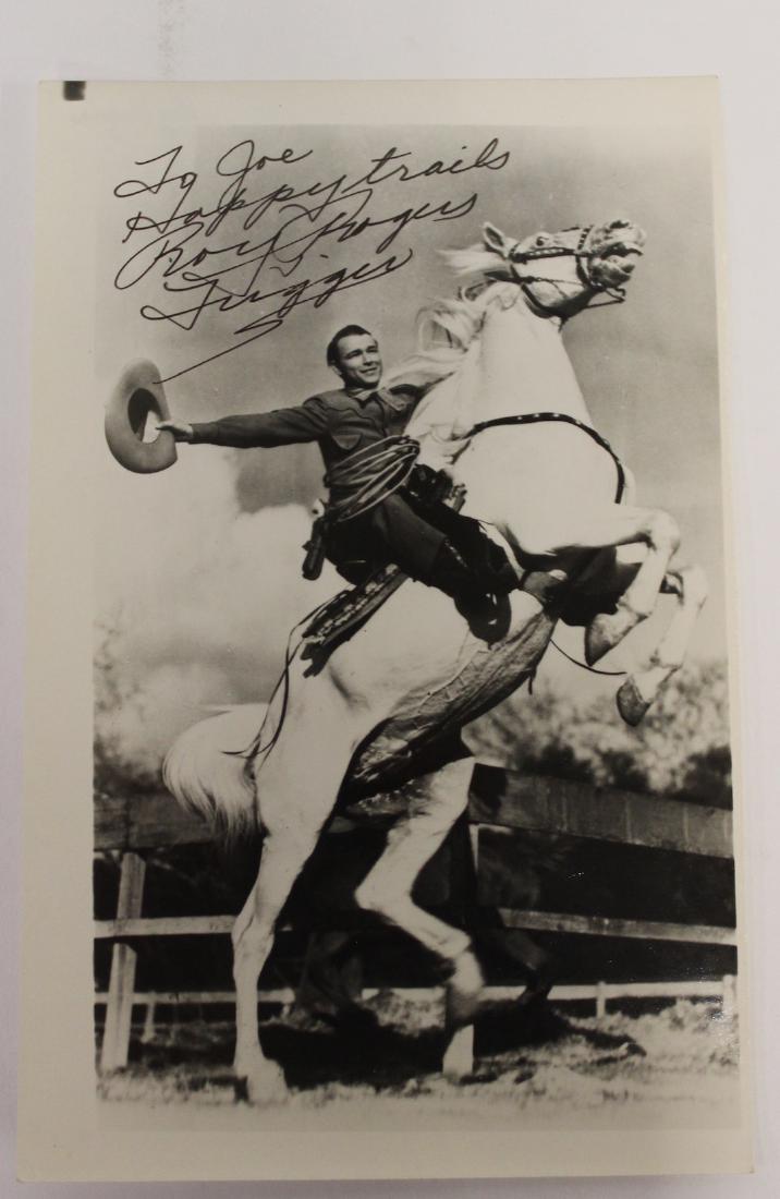 Roy Rogers Autograph on an early Photograph (1 of 2)