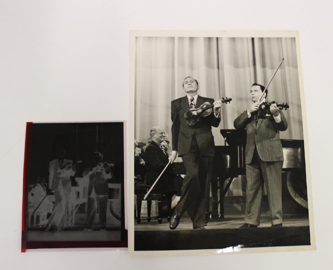 Jack Benny Isaac Stern Vintage Photo & Negative (1 of 2)