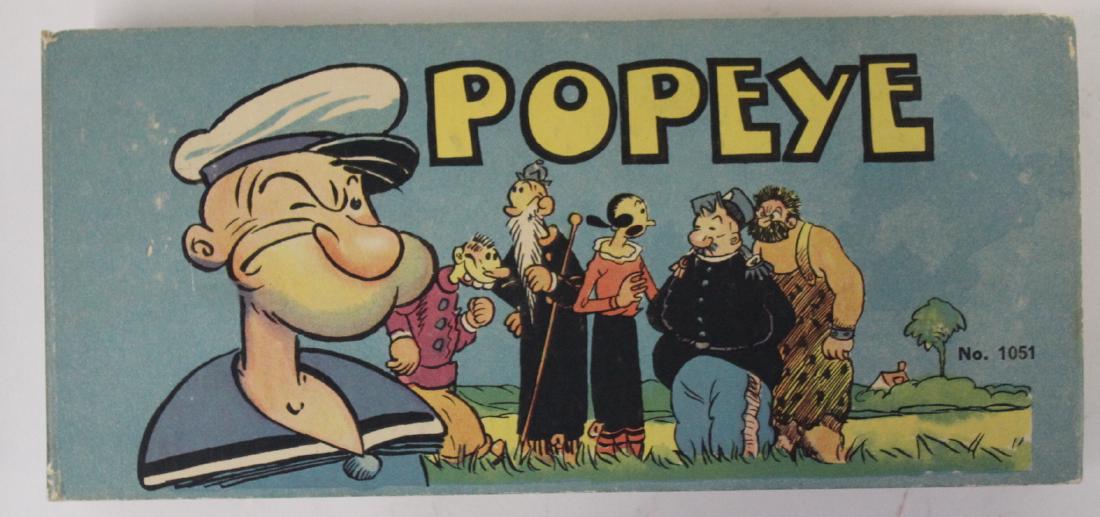 E. C. Segar. Adventures of Popeye. 1934: King Features Syndicate. Published by The Saalfield Publishing Co, Akron, Ohion, 1934. Good well kept condition
