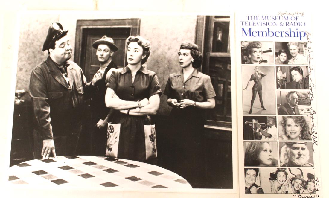 Joyce Randolph Autograph & Honeymooners Photo (1 of 5)