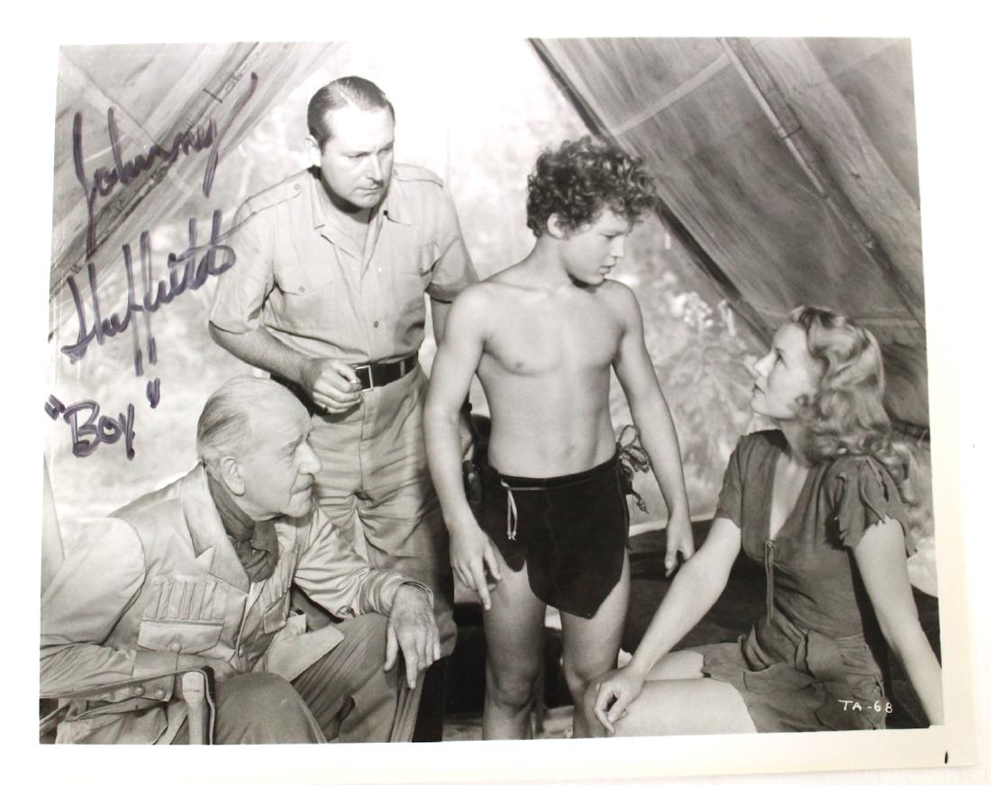 Tarzan Johnny Sheffield Boy Sgd. Photo (1 of 4)