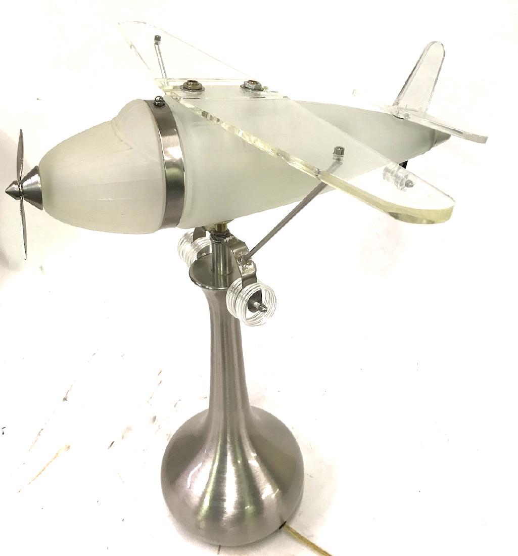 Mid-Century Modern Airplane Lamp (1 of 4)