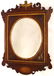 Victorian Walnut and Gilt Decorated Mirror - 2