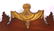 Victorian Walnut and Gilt Decorated Mirror - 3