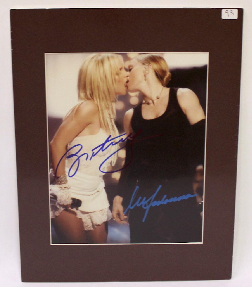 Britney and Madonna "The Kiss" Sgn. (1 of 4)